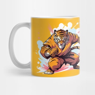 karate tiger Mug